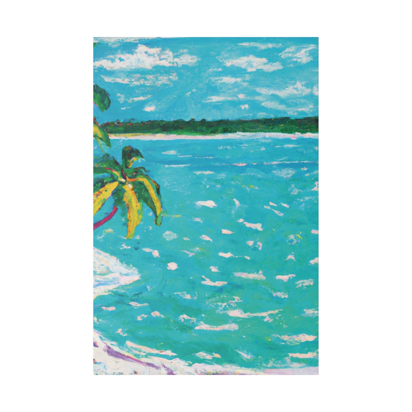 8278H - Bahamas Ocean Painting Print | Bahamas | Ocean | Beach | Poster | Home Decor | Wall Art | Canvas