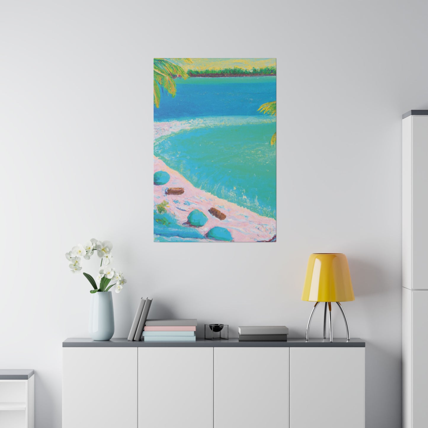 7342G - Bahamas Ocean Painting Print | Bahamas | Ocean | Beach | Poster | Home Decor | Wall Art | Canvas