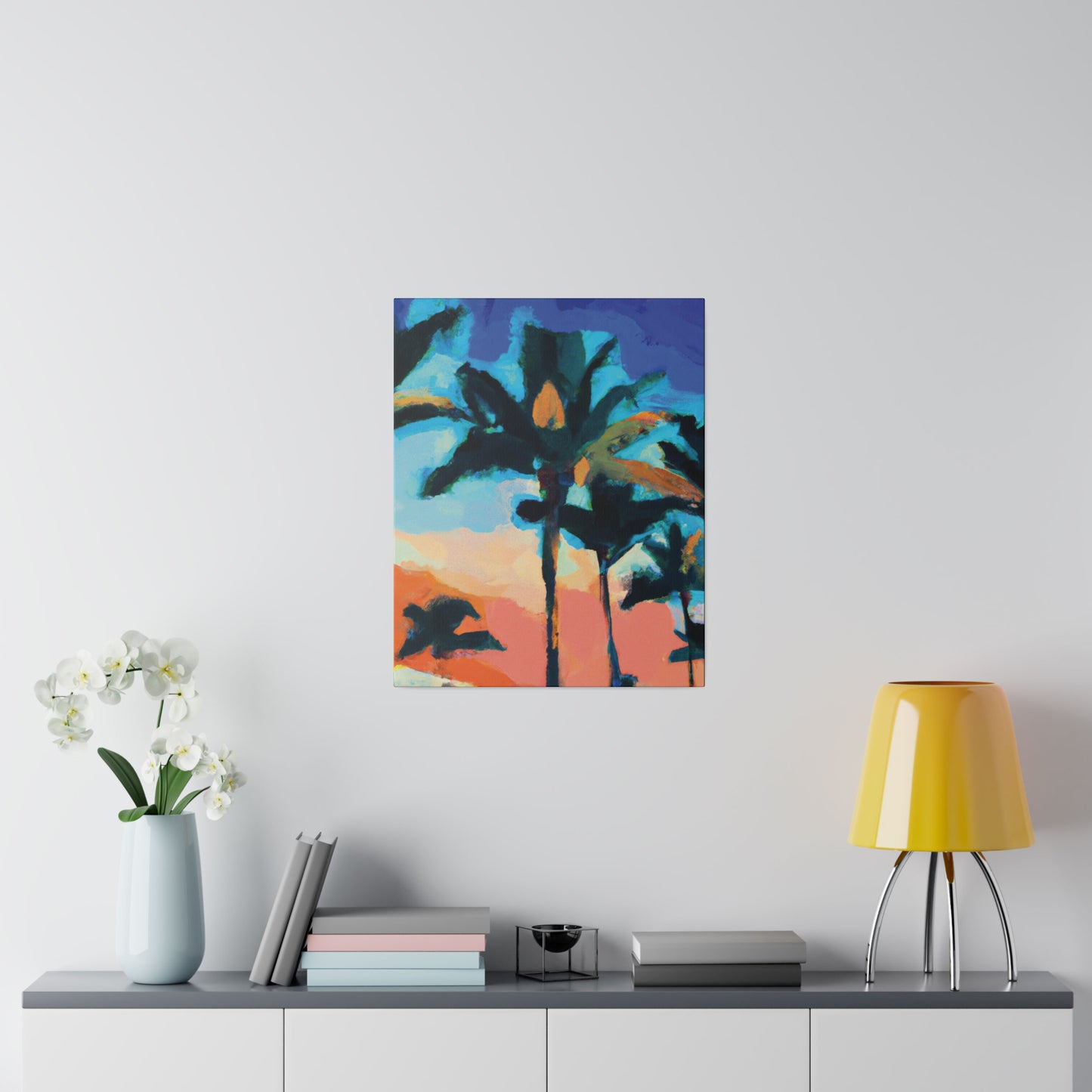 5637G - Miami Beach Sunset Painting Print | Miami | Beach | Sunset | Poster | Home Decor | Wall Art | Canvas