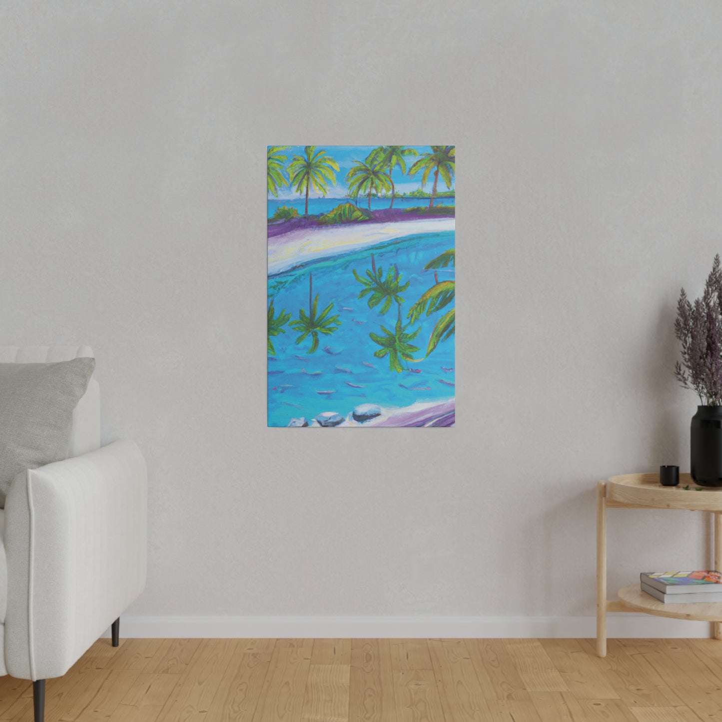 9138P - Bahamas Ocean Painting Print | Bahamas | Ocean | Beach | Poster | Home Decor | Wall Art | Canvas