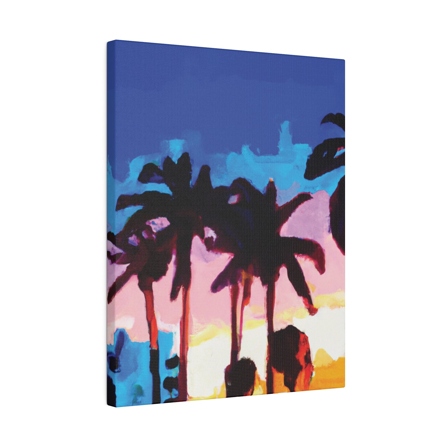9453C - Miami Beach Sunset Painting Print | Miami | Beach | Sunset | Poster | Home Decor | Wall Art | Canvas
