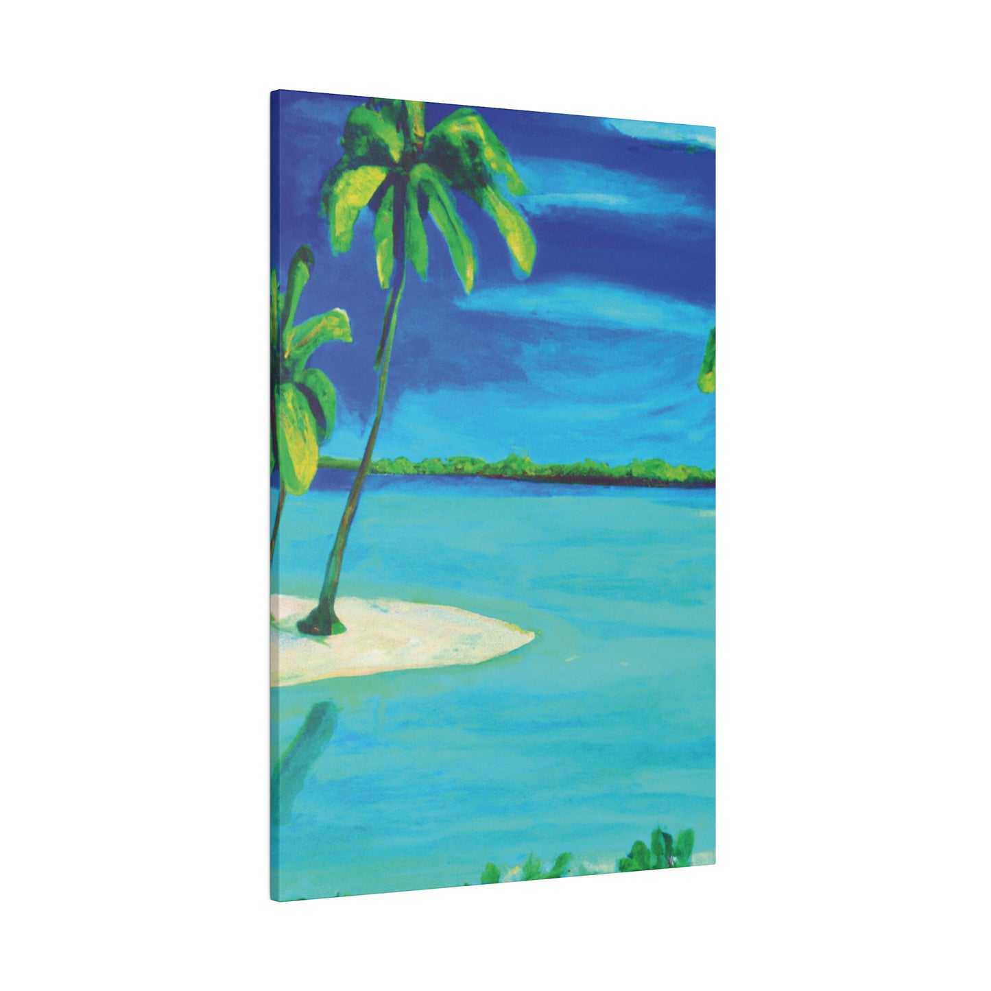 7352P - Bahamas Ocean Painting Print | Bahamas | Ocean | Beach | Poster | Home Decor | Wall Art | Canvas