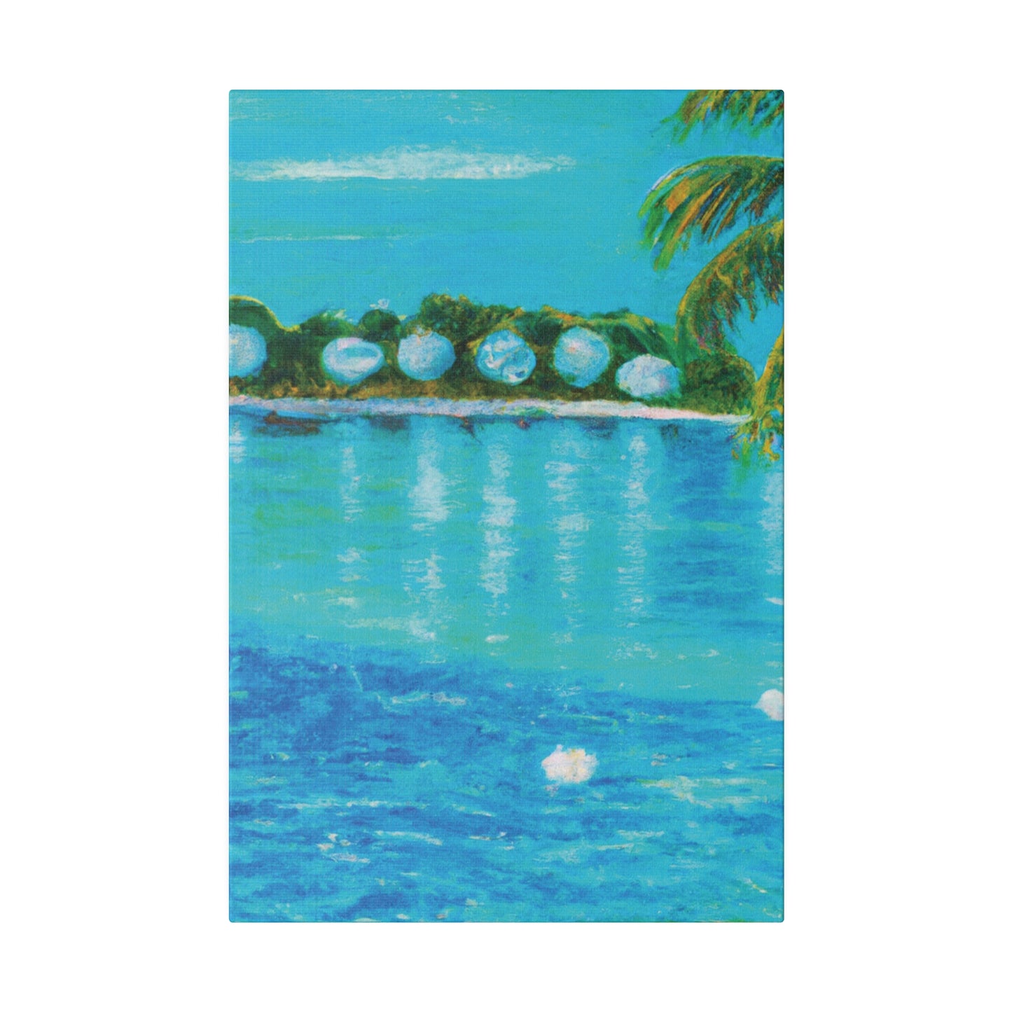 912X - Bahamas Ocean Painting Print | Bahamas | Ocean | Beach | Poster | Home Decor | Wall Art | Canvas