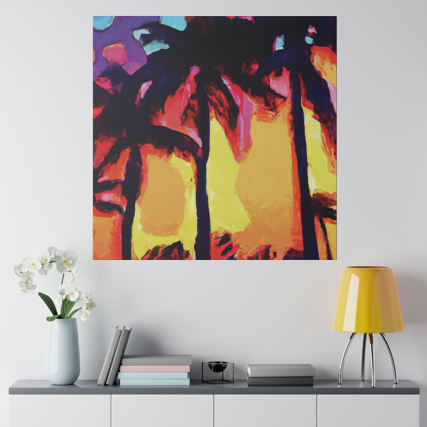 7278A - Miami Beach Sunset Painting Print | Miami | Beach | Sunset | Poster | Home Decor | Wall Art | Canvas