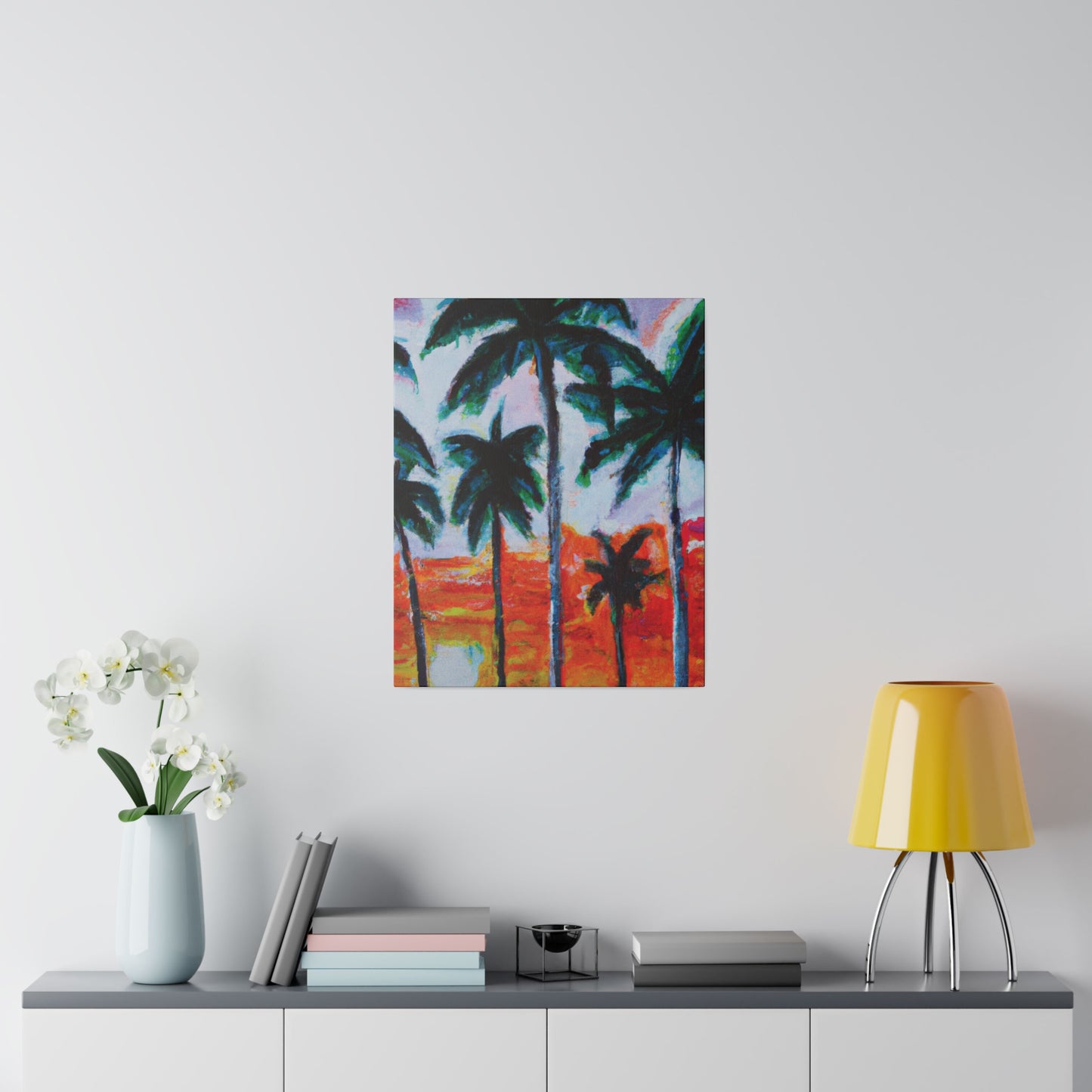 5398G - Miami Beach Sunset Painting Print | Miami | Beach | Sunset | Poster | Home Decor | Wall Art | Canvas