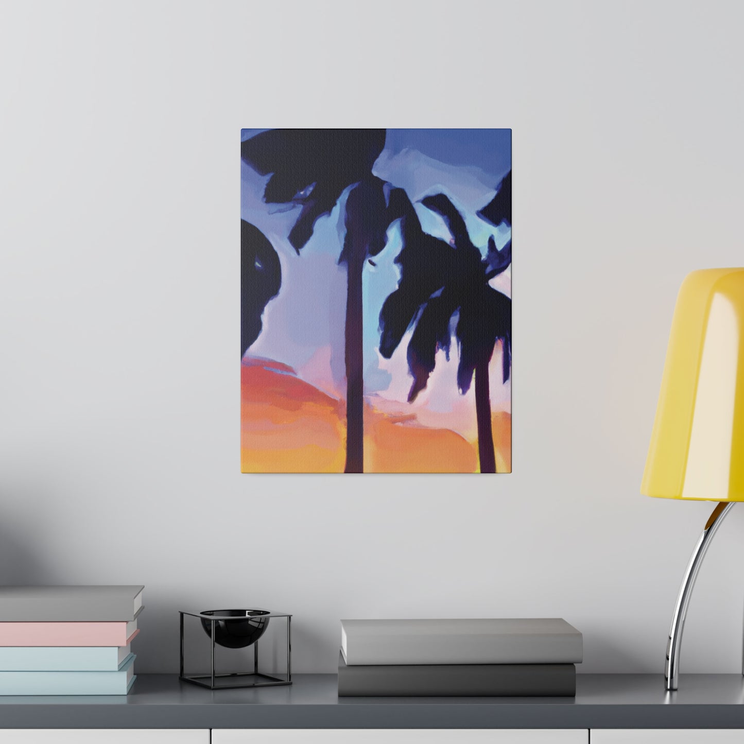 8208A - Miami Beach Sunset Painting Print | Miami | Beach | Sunset | Poster | Home Decor | Wall Art | Canvas