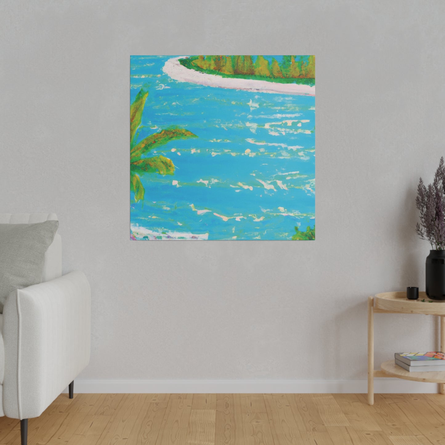 9555G - Bahamas Ocean Painting Print | Bahamas | Ocean | Beach | Poster | Home Decor | Wall Art | Canvas