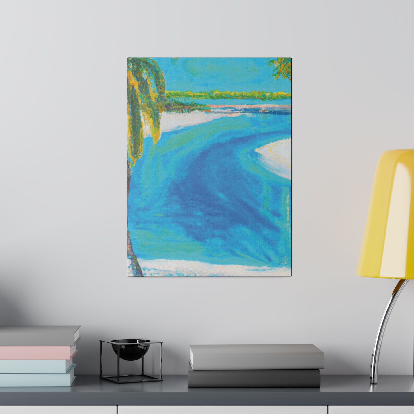 9106H - Bahamas Ocean Painting Print | Bahamas | Ocean | Beach | Poster | Home Decor | Wall Art | Canvas