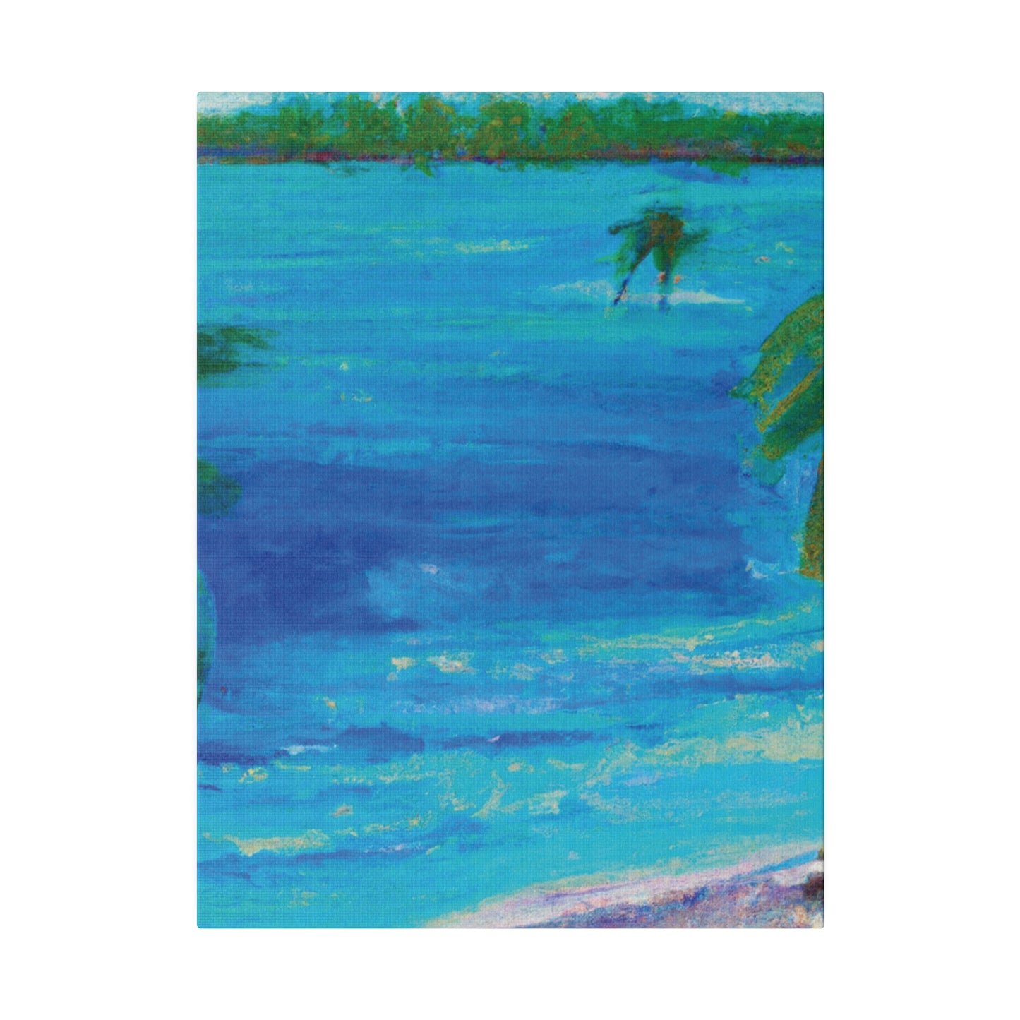 5105Q - Bahamas Ocean Painting Print | Bahamas | Ocean | Beach | Poster | Home Decor | Wall Art | Canvas