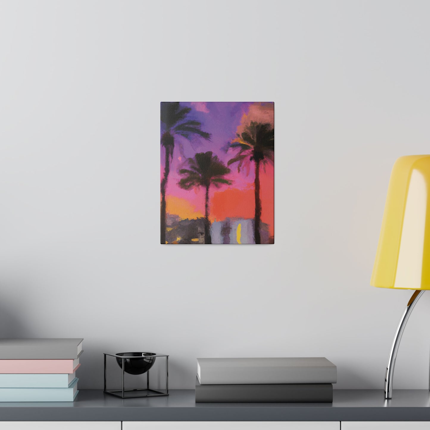 722V - Miami Beach Sunset Painting Print | Miami | Beach | Sunset | Poster | Home Decor | Wall Art | Canvas