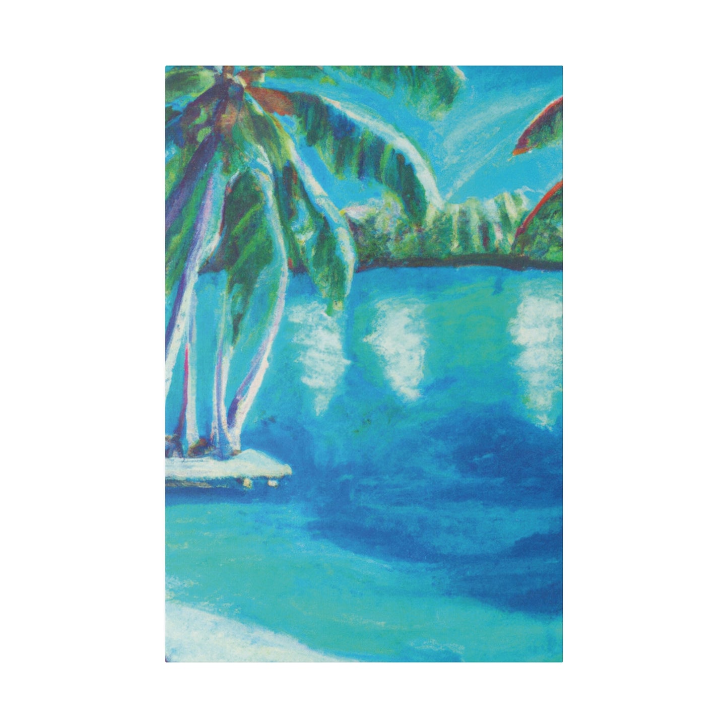 3187V - Bahamas Ocean Painting Print | Bahamas | Ocean | Beach | Poster | Home Decor | Wall Art | Canvas