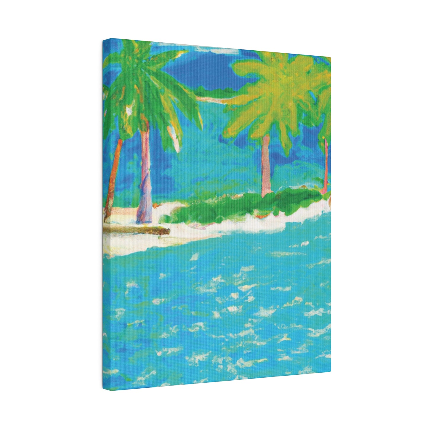 3271K - Bahamas Ocean Painting Print | Bahamas | Ocean | Beach | Poster | Home Decor | Wall Art | Canvas