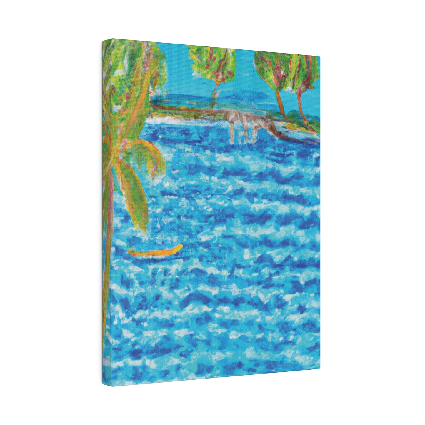 3687E - Bahamas Ocean Painting Print | Bahamas | Ocean | Beach | Poster | Home Decor | Wall Art | Canvas