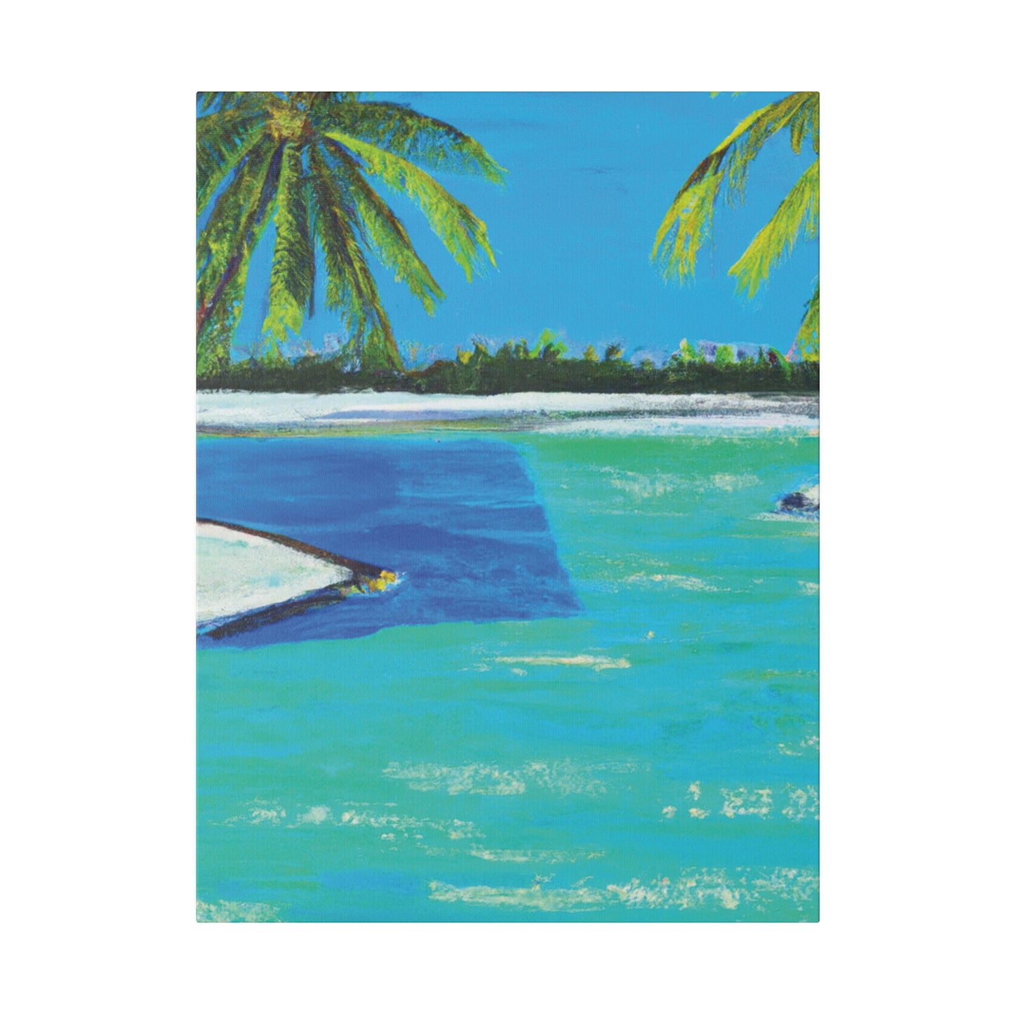 9761V - Bahamas Ocean Painting Print | Bahamas | Ocean | Beach | Poster | Home Decor | Wall Art | Canvas