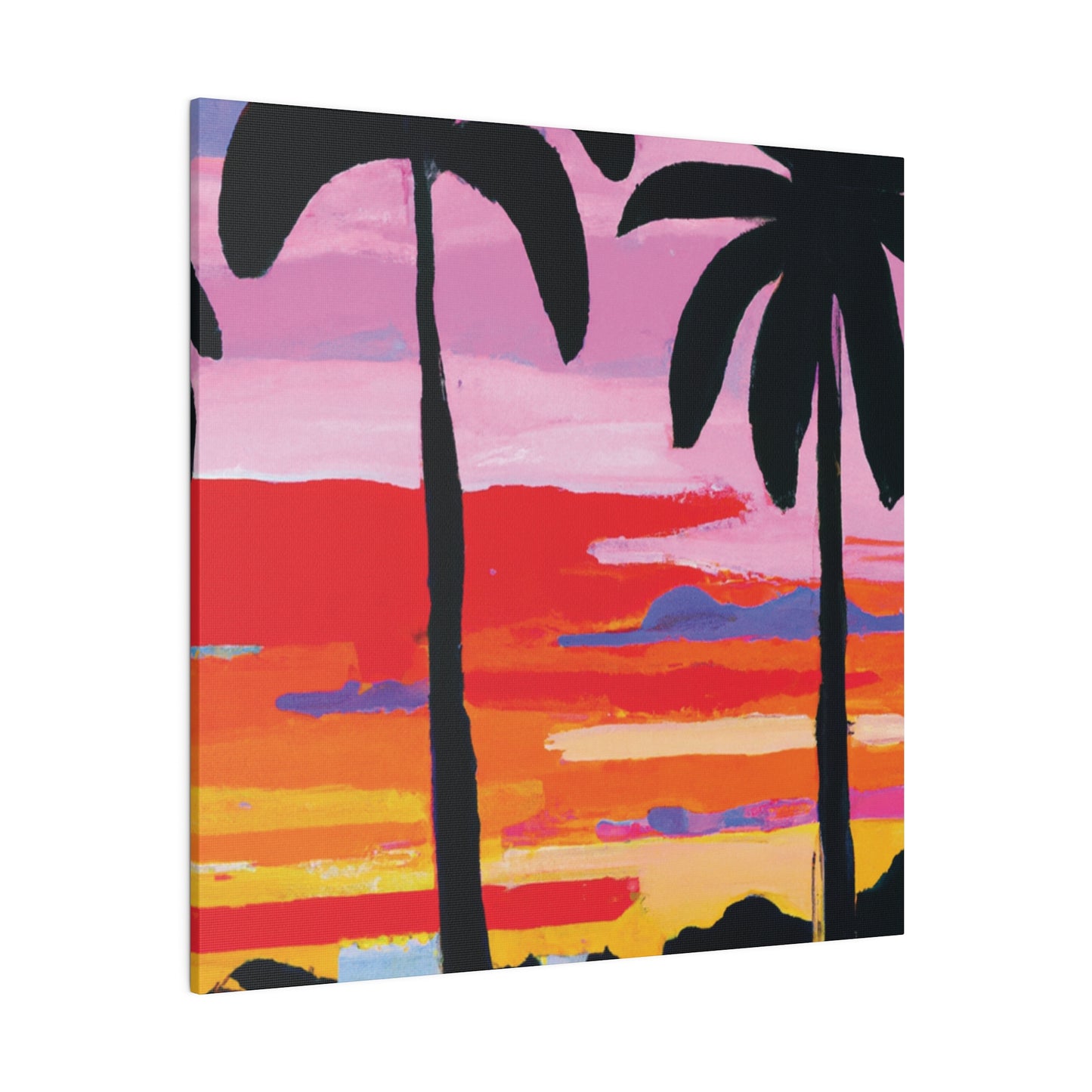 8284X - Miami Beach Sunset Painting Print | Miami | Beach | Sunset | Poster | Home Decor | Wall Art | Canvas