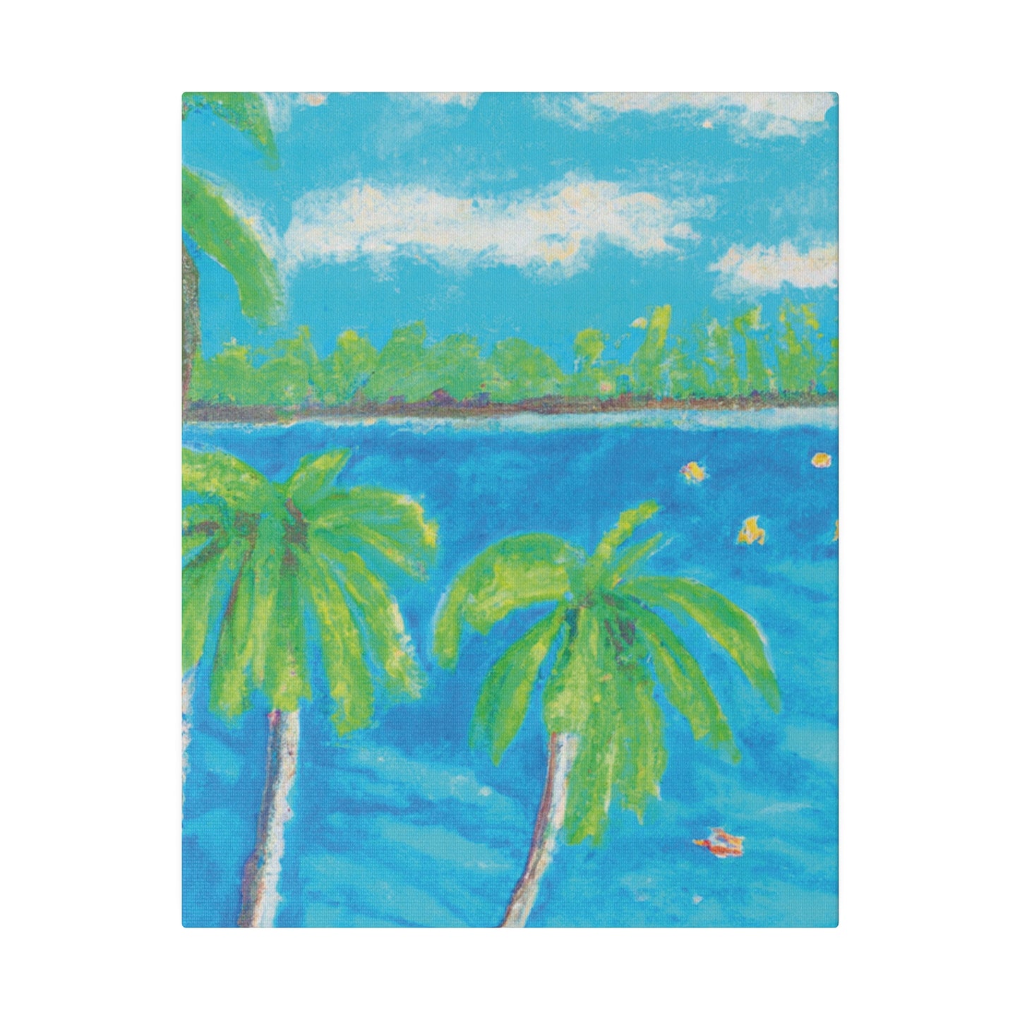 5753V - Bahamas Ocean Painting Print | Bahamas | Ocean | Beach | Poster | Home Decor | Wall Art | Canvas