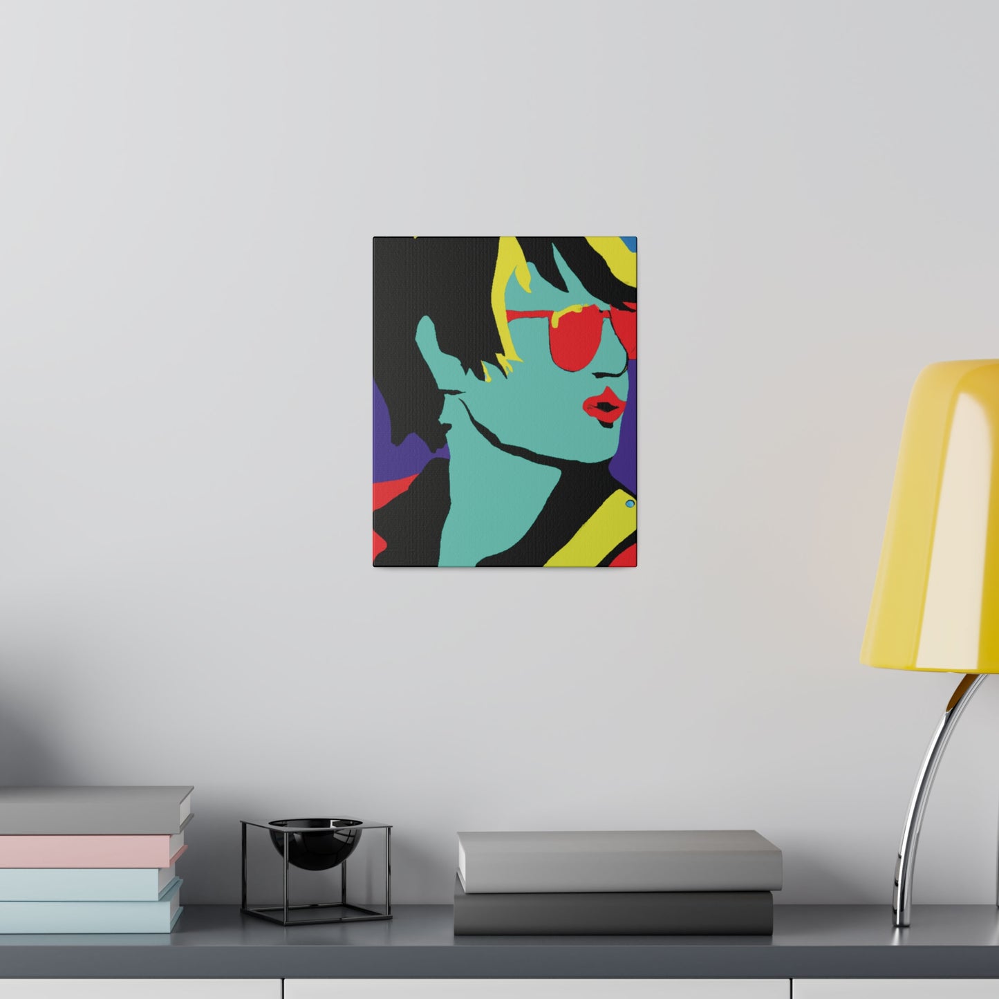 3234H - Rockstar Painting Print | Face | Abstract | Poster | Home Decor | Wall Art | Music Art | Canvas