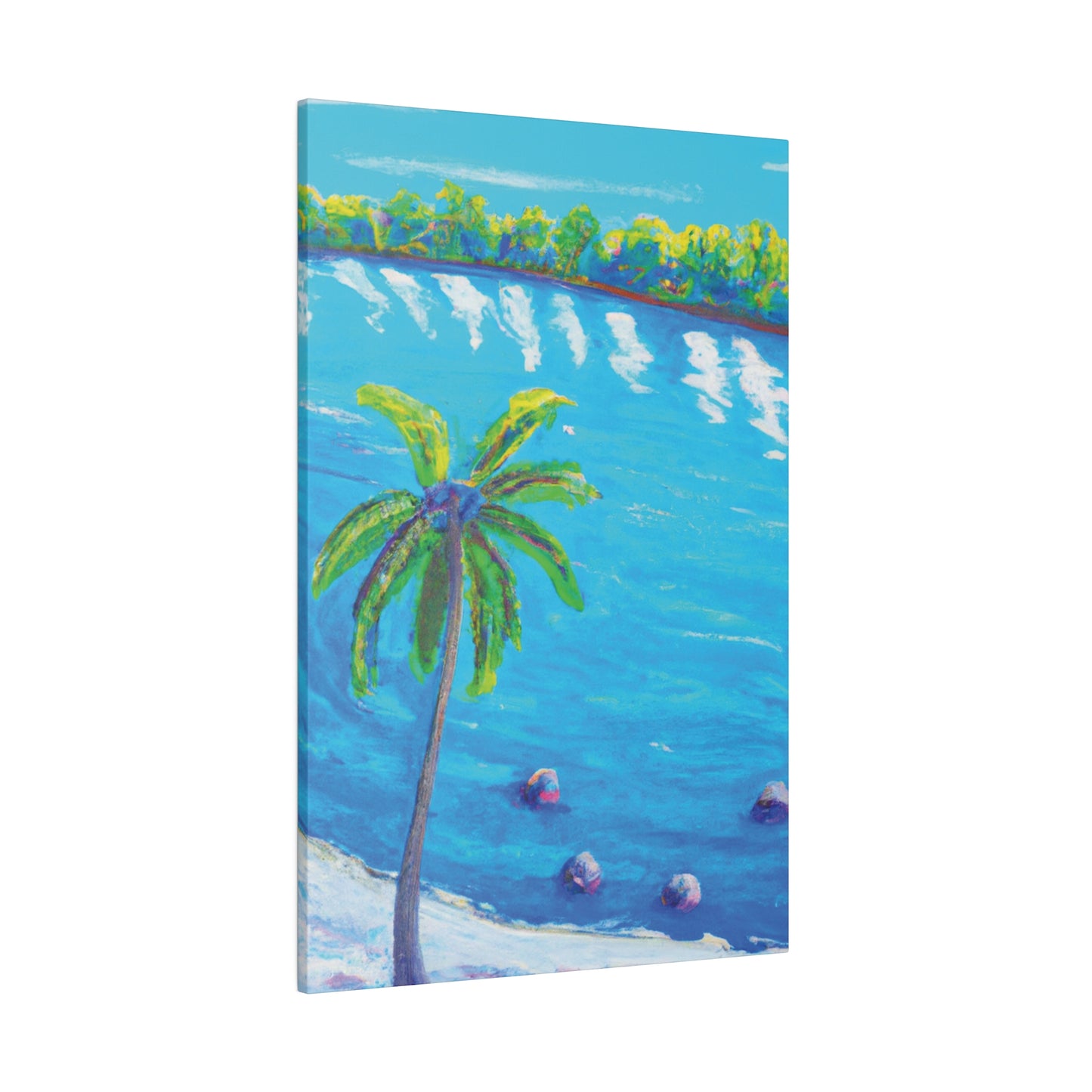 3952F - Bahamas Ocean Painting Print | Bahamas | Ocean | Beach | Poster | Home Decor | Wall Art | Canvas