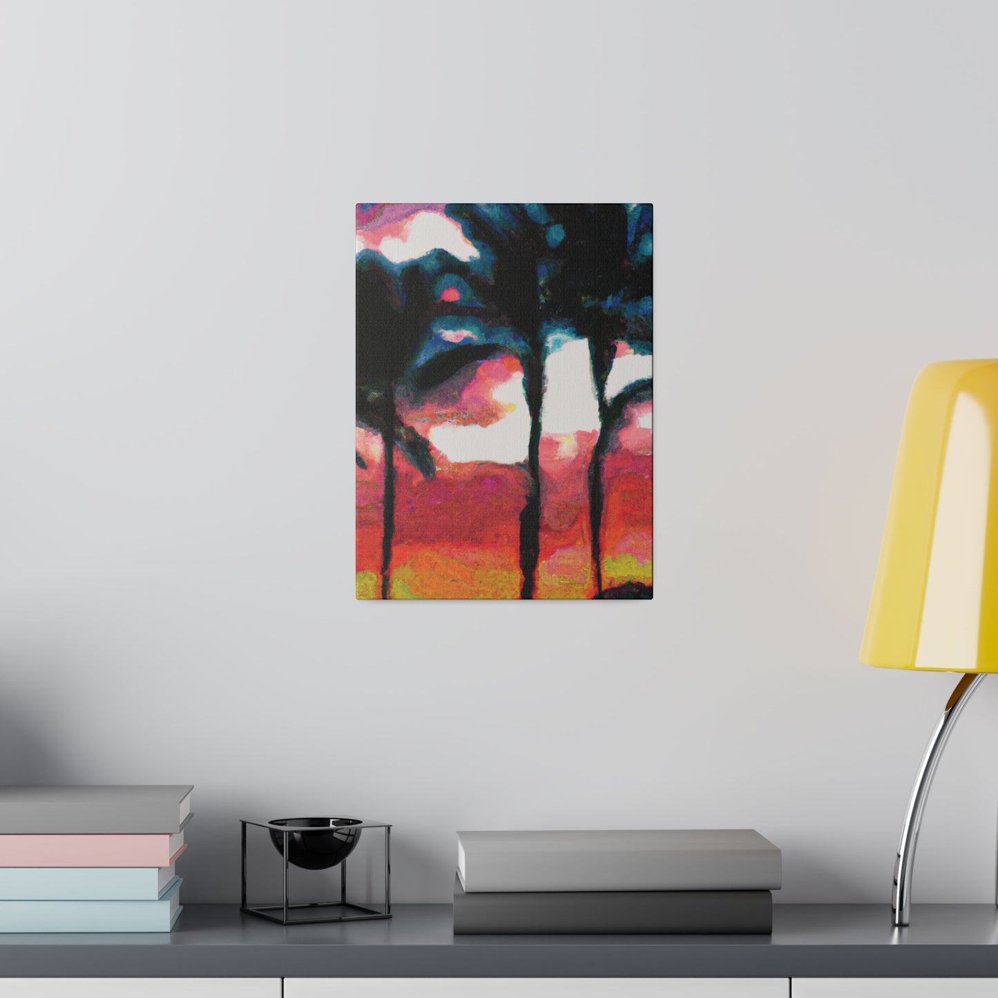 9677K - Miami Beach Sunset Painting Print | Miami | Beach | Sunset | Poster | Home Decor | Wall Art | Canvas