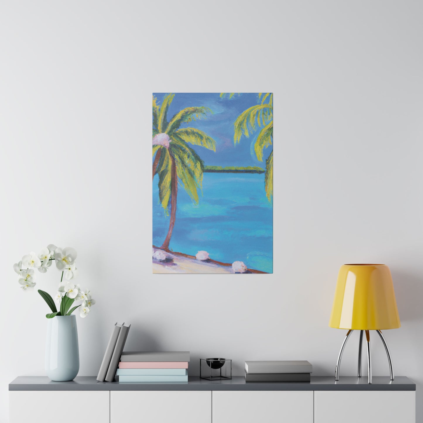 8164W - Bahamas Ocean Painting Print | Bahamas | Ocean | Beach | Poster | Home Decor | Wall Art | Canvas