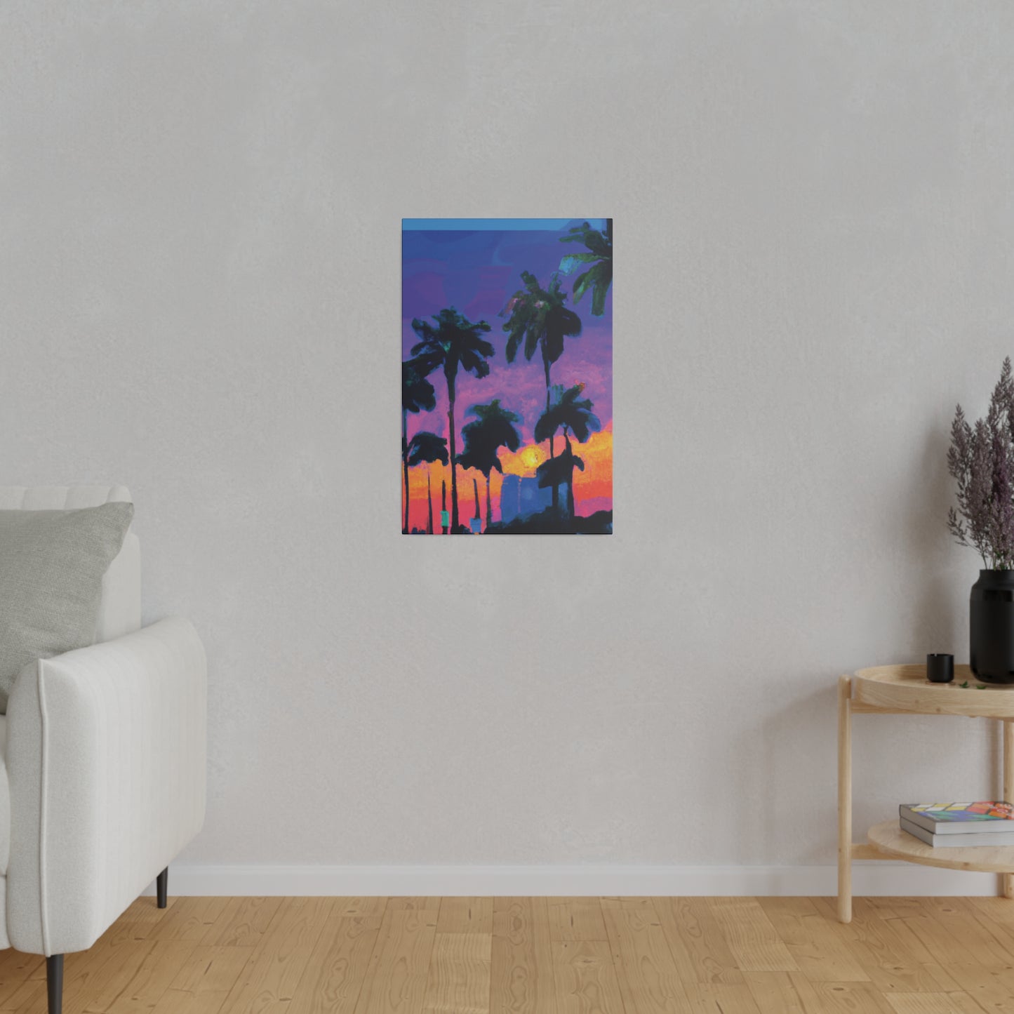 9232V - Miami Beach Sunset Painting Print | Miami | Beach | Sunset | Poster | Home Decor | Wall Art | Canvas