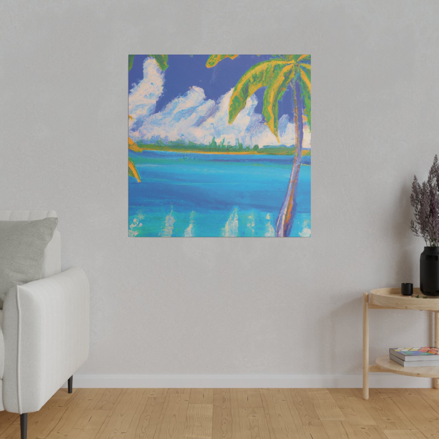 3054I - Bahamas Ocean Painting Print | Bahamas | Ocean | Beach | Poster | Home Decor | Wall Art | Canvas