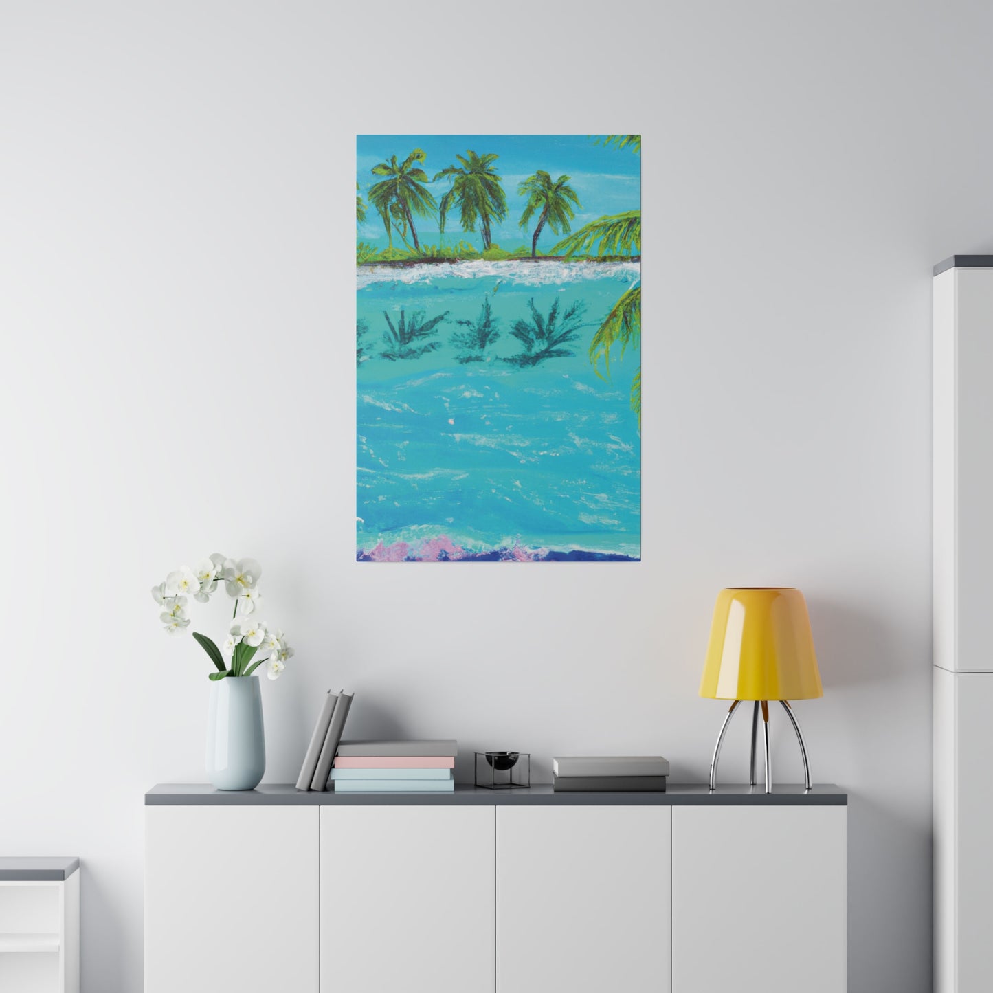 8321K - Bahamas Ocean Painting Print | Bahamas | Ocean | Beach | Poster | Home Decor | Wall Art | Canvas
