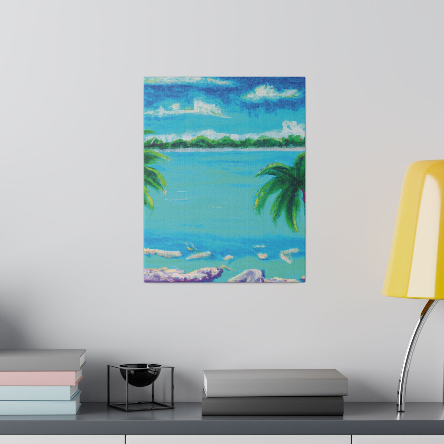 9293Y - Bahamas Ocean Painting Print | Bahamas | Ocean | Beach | Poster | Home Decor | Wall Art | Canvas