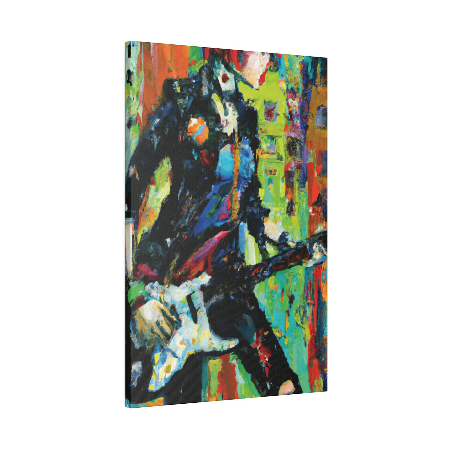 2760G - Rockstar Oil Painting Style Print | Poster | Home Decor | Wall Art | Music Art | Canvas