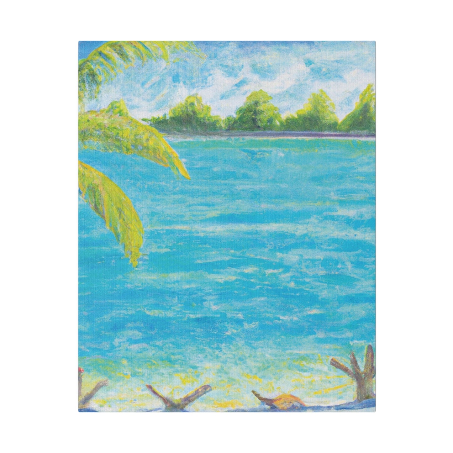 3007D - Bahamas Ocean Painting Print | Bahamas | Ocean | Beach | Poster | Home Decor | Wall Art | Canvas