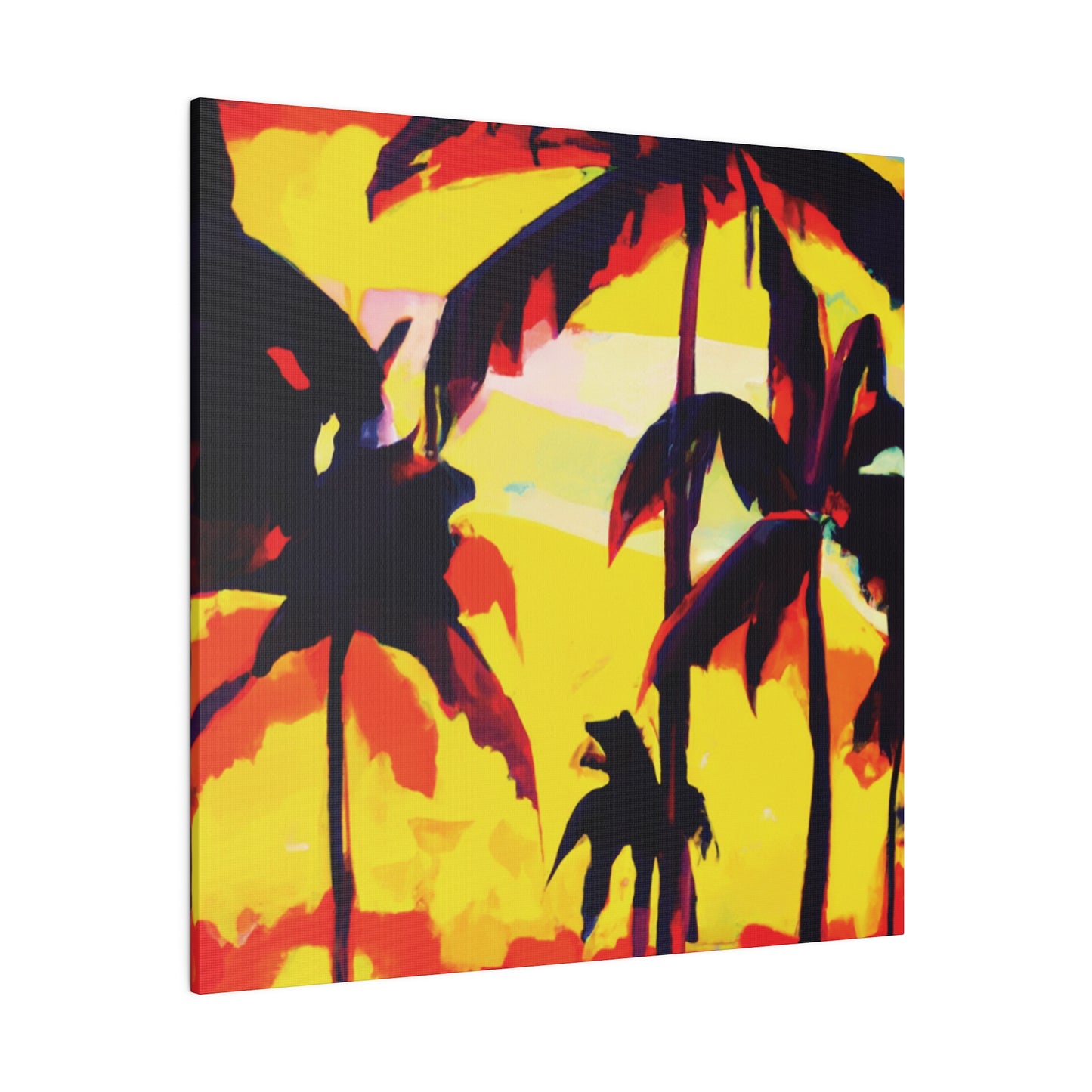 7643G - Miami Beach Sunset Painting Print | Miami | Beach | Sunset | Poster | Home Decor | Wall Art | Canvas