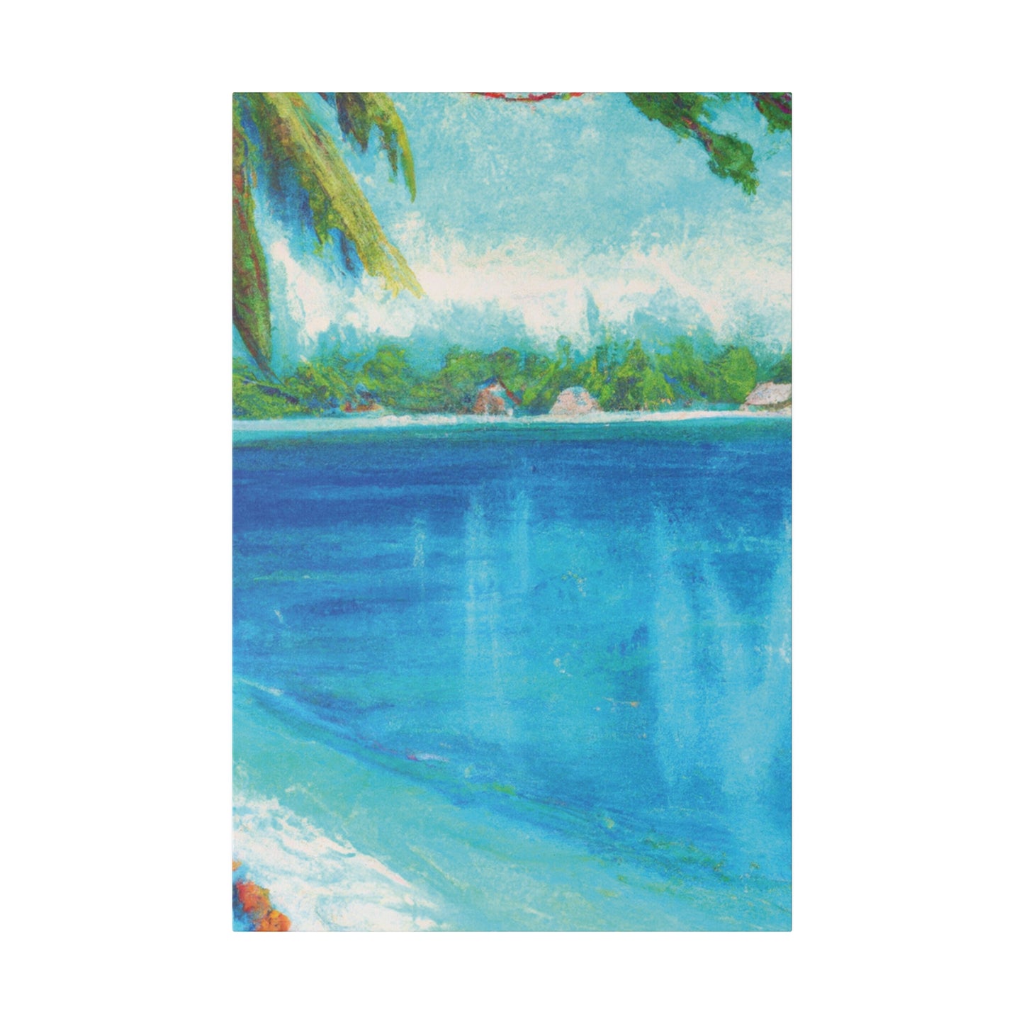 3198N - Bahamas Ocean Painting Print | Bahamas | Ocean | Beach | Poster | Home Decor | Wall Art | Canvas