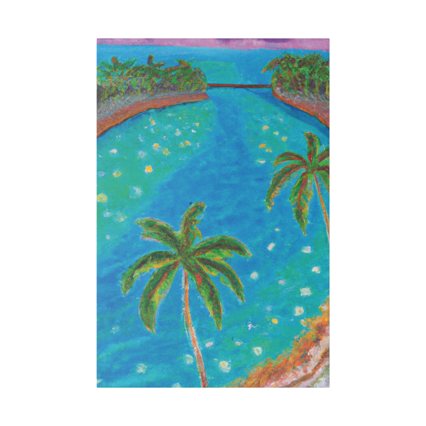 3827C - Bahamas Ocean Painting Print | Bahamas | Ocean | Beach | Poster | Home Decor | Wall Art | Canvas