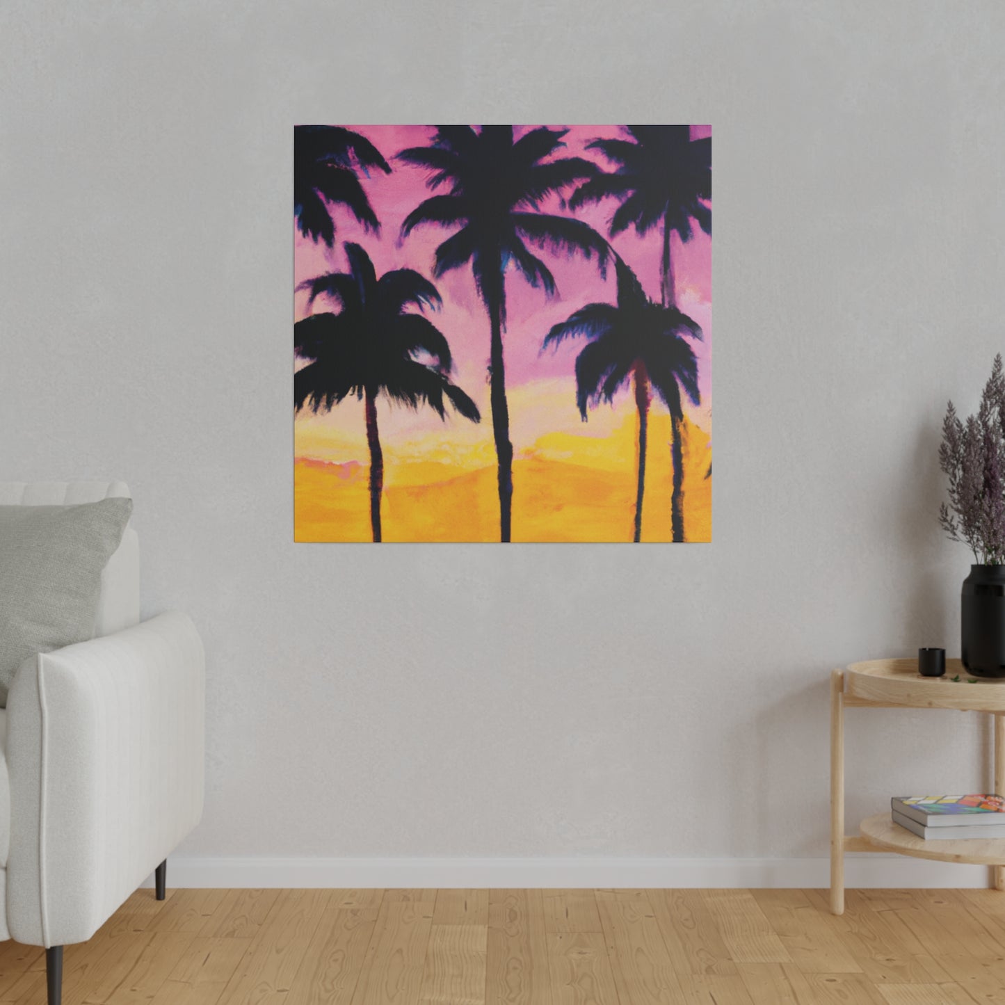 4102I - Miami Beach Sunset Painting Print | Miami | Beach | Sunset | Poster | Home Decor | Wall Art | Canvas