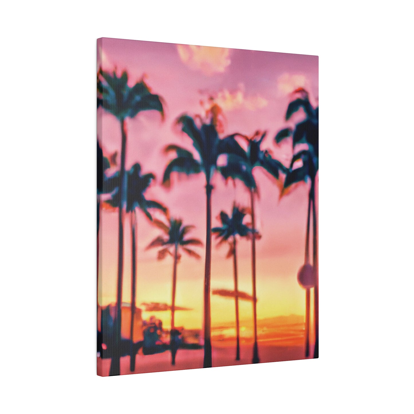 8183G - Miami Beach Sunset Painting Print | Miami | Beach | Sunset | Poster | Home Decor | Wall Art | Canvas