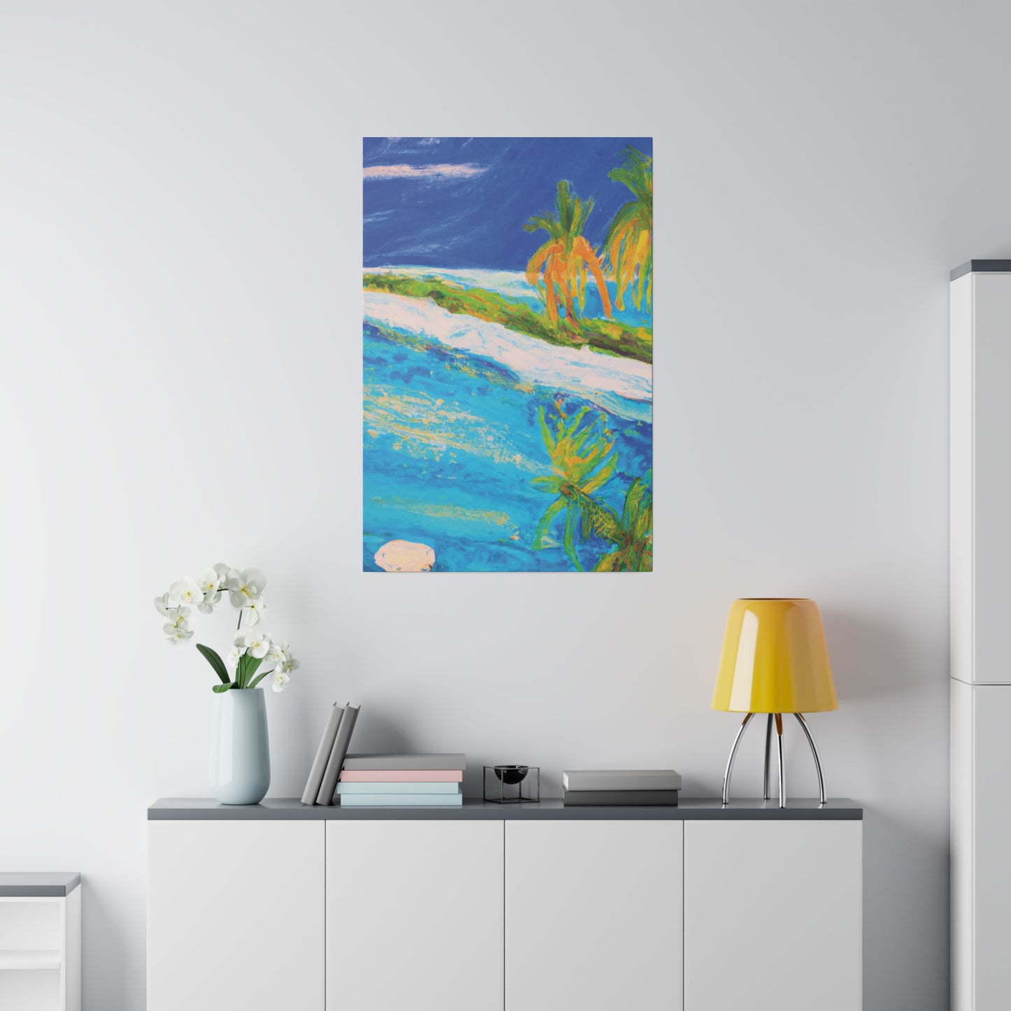 7697G - Bahamas Ocean Painting Print | Bahamas | Ocean | Beach | Poster | Home Decor | Wall Art | Canvas