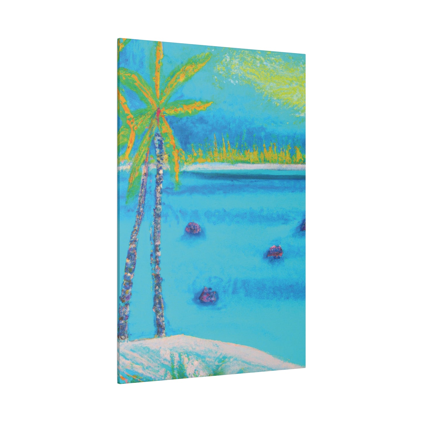 2937T - Bahamas Ocean Painting Print | Bahamas | Ocean | Beach | Poster | Home Decor | Wall Art | Canvas