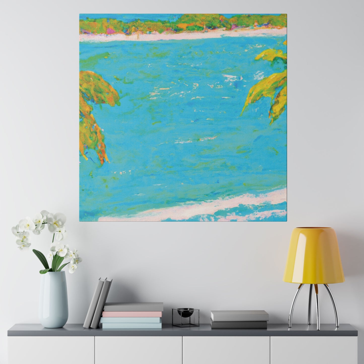 4783Z - Bahamas Ocean Painting Print | Bahamas | Ocean | Beach | Poster | Home Decor | Wall Art | Canvas