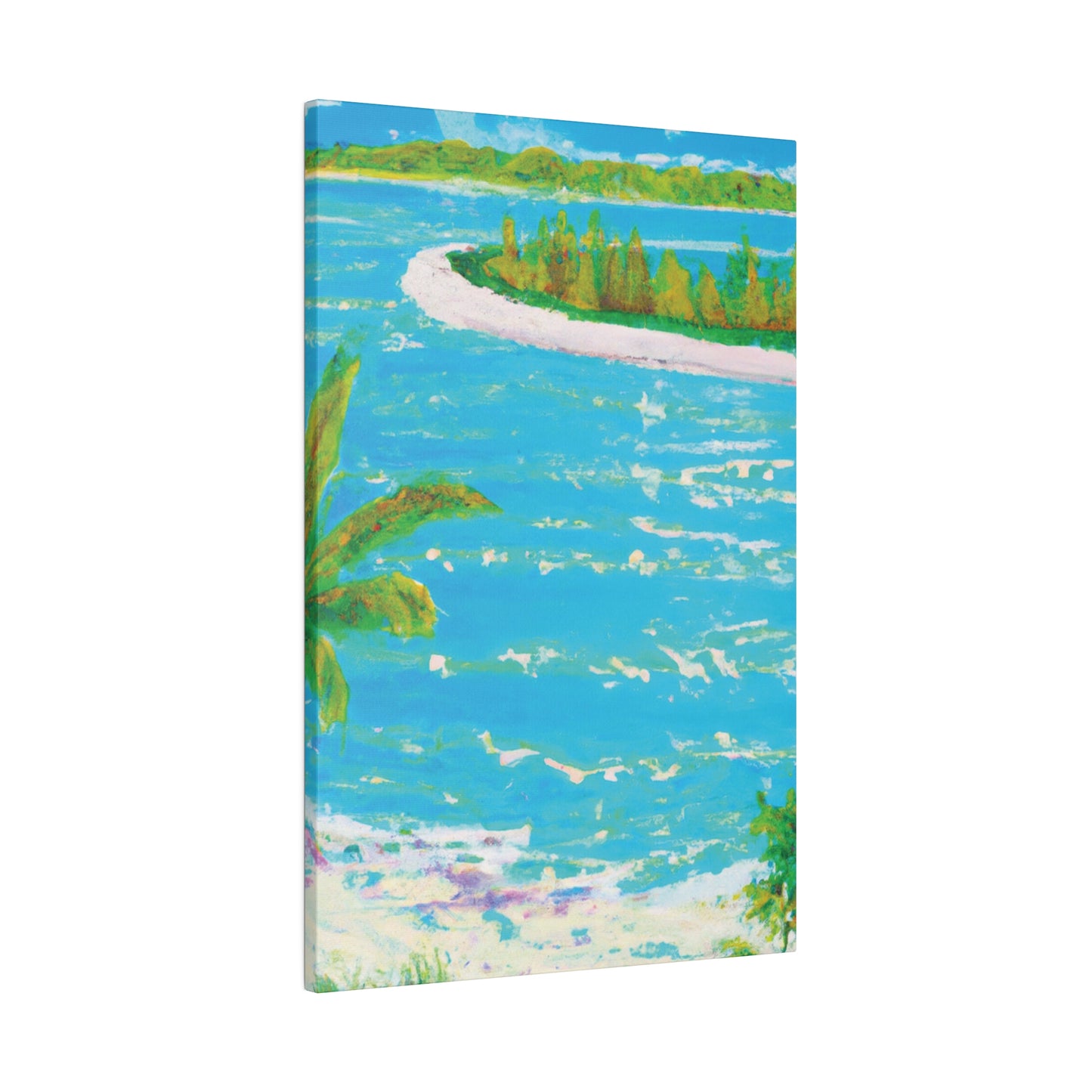 9555G - Bahamas Ocean Painting Print | Bahamas | Ocean | Beach | Poster | Home Decor | Wall Art | Canvas