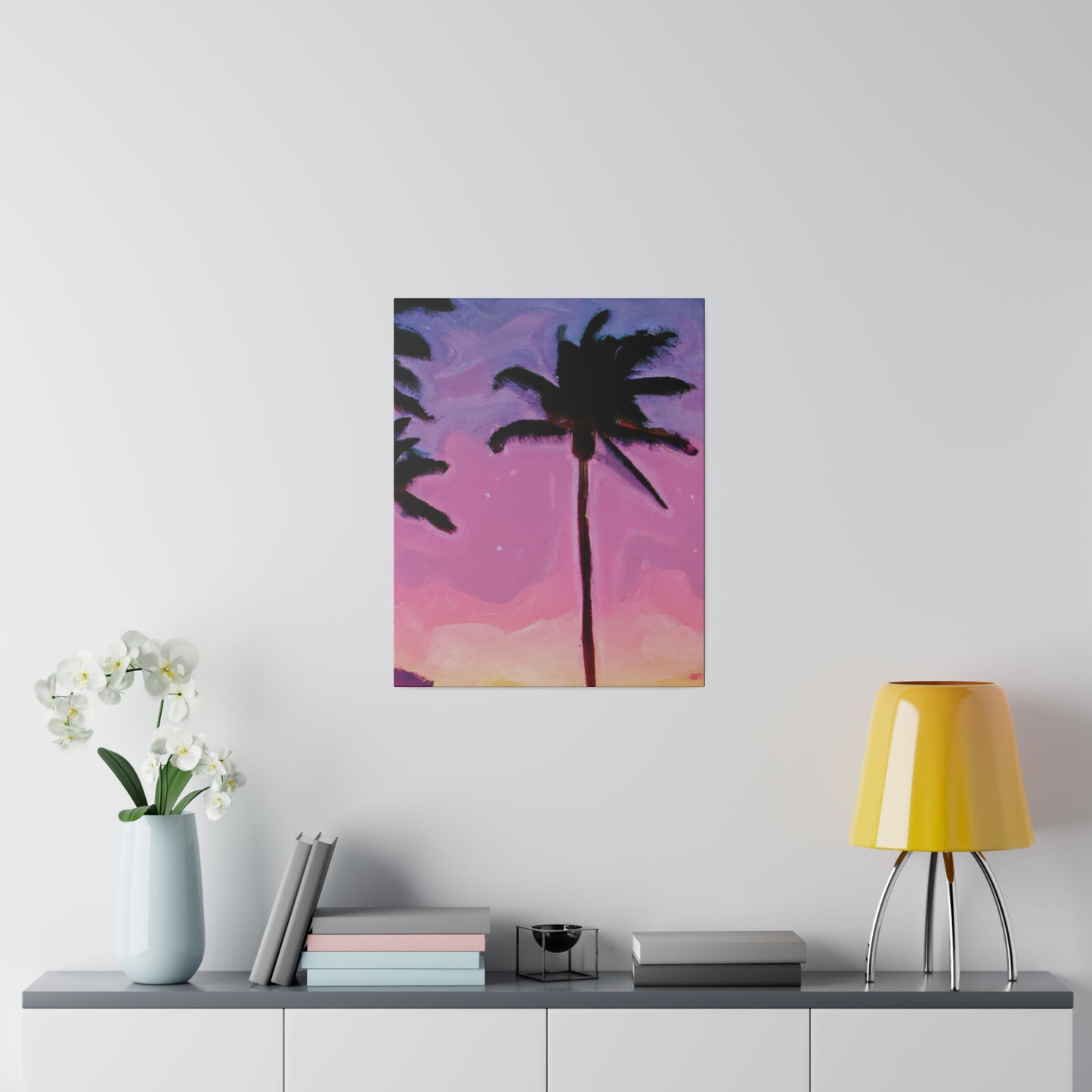 7801Y - Miami Beach Sunset Painting Print | Miami | Beach | Sunset | Poster | Home Decor | Wall Art | Canvas