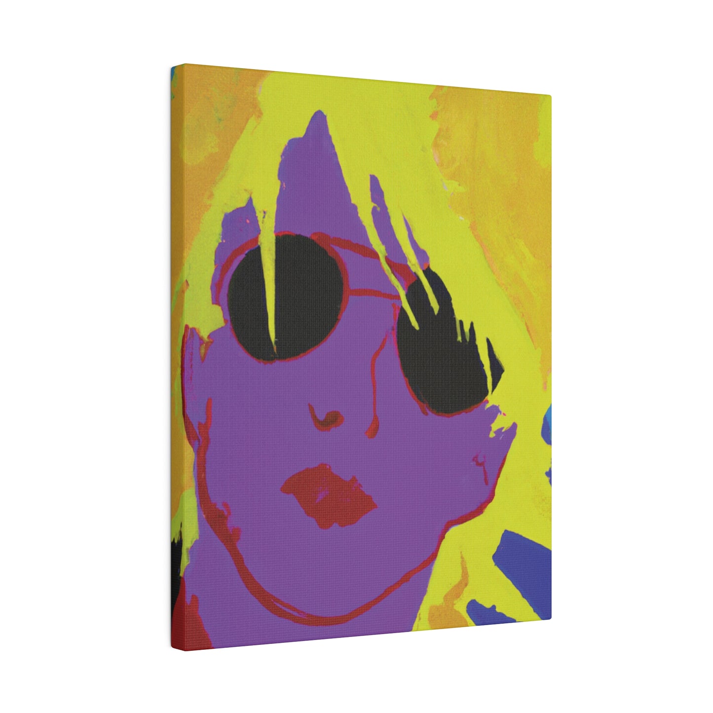 3022A - Rockstar Painting Print | Face | Abstract | Poster | Home Decor | Wall Art | Music Art | Canvas