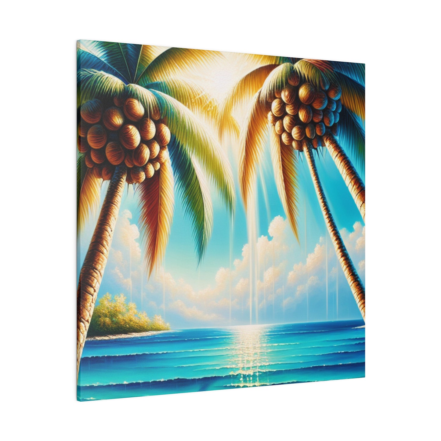 3627F - Bahamas Ocean Painting Print | Bahamas | Ocean | Beach | Poster | Home Decor | Wall Art | Canvas