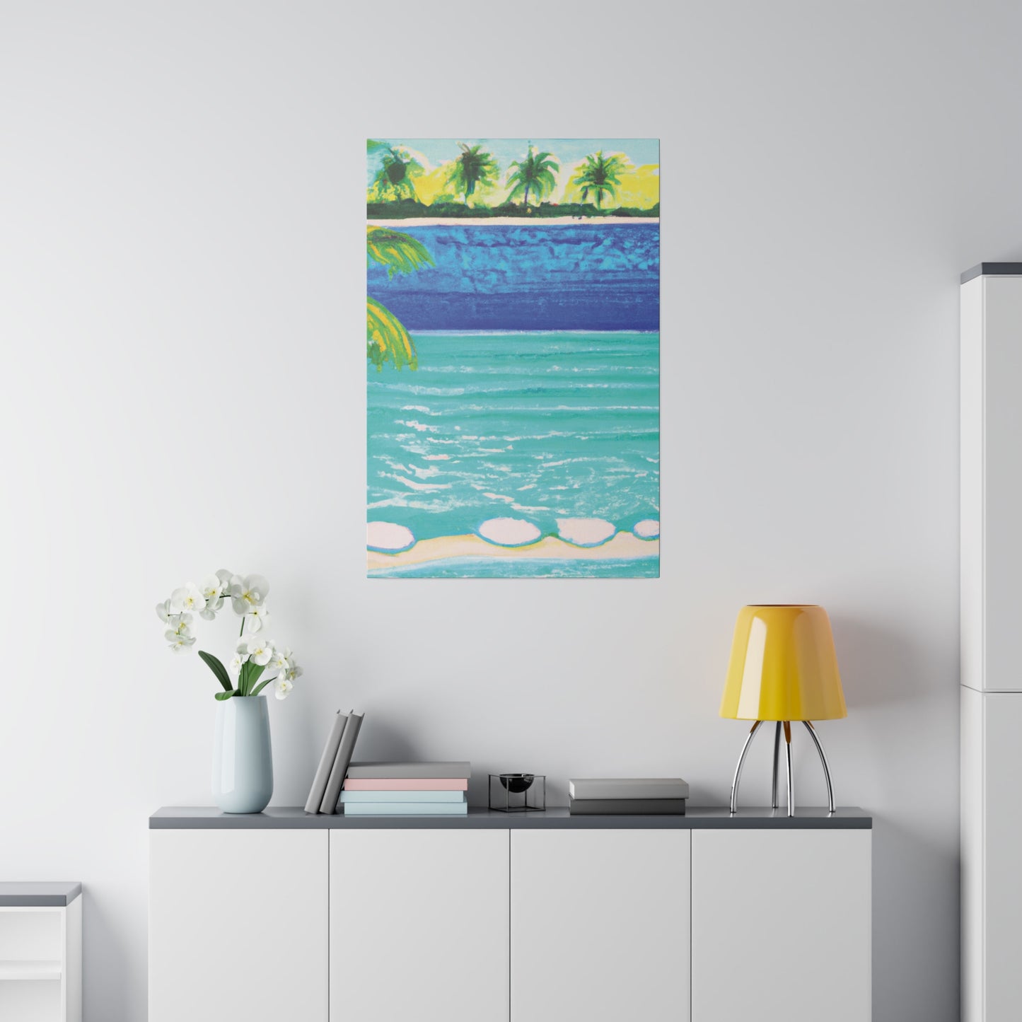 4234Z - Bahamas Ocean Painting Print | Bahamas | Ocean | Beach | Poster | Home Decor | Wall Art | Canvas