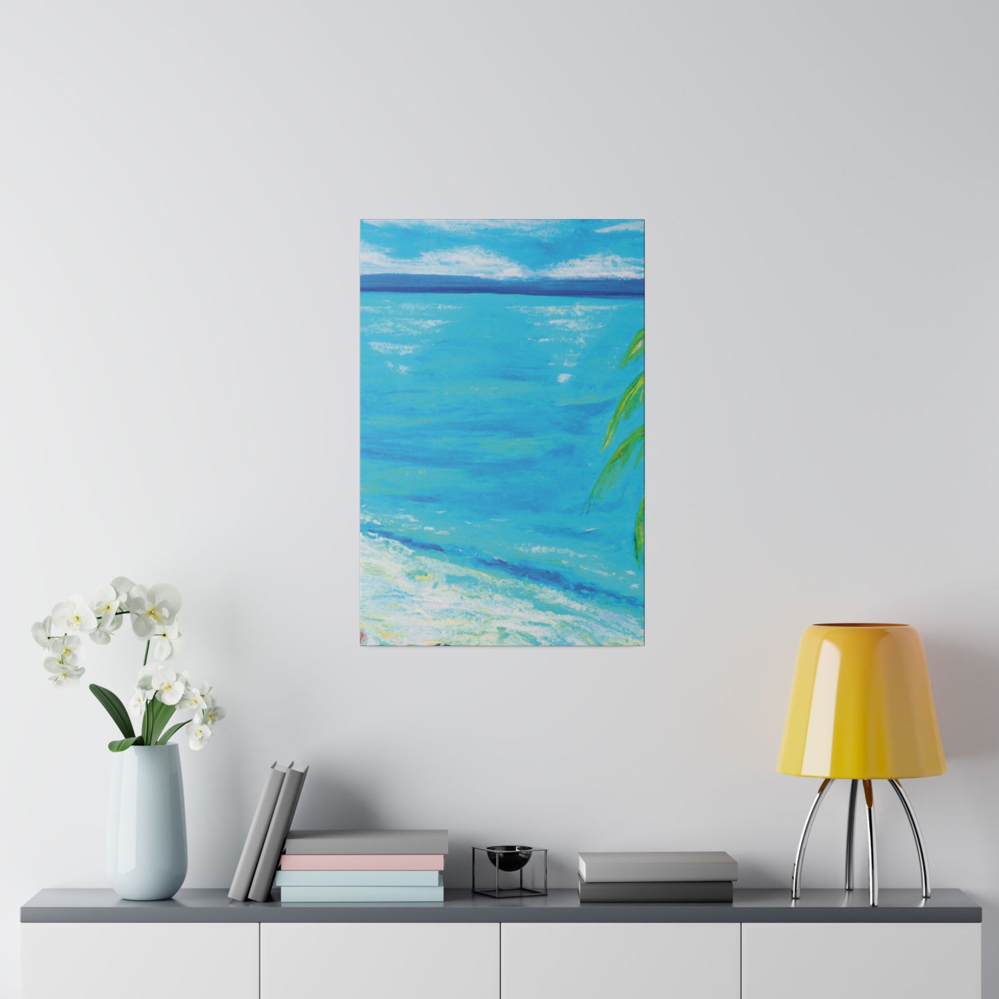 8858N - Bahamas Ocean Painting Print | Bahamas | Ocean | Beach | Poster | Home Decor | Wall Art | Canvas