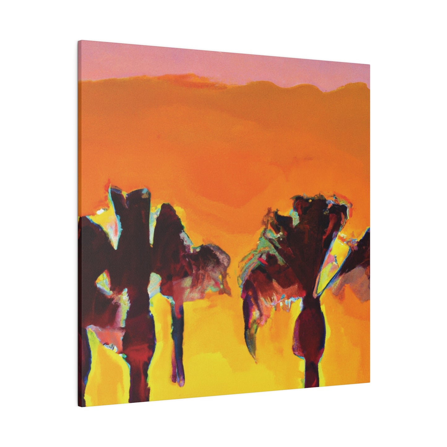 9347V - Miami Beach Sunset Painting Print | Miami | Beach | Sunset | Poster | Home Decor | Wall Art | Canvas