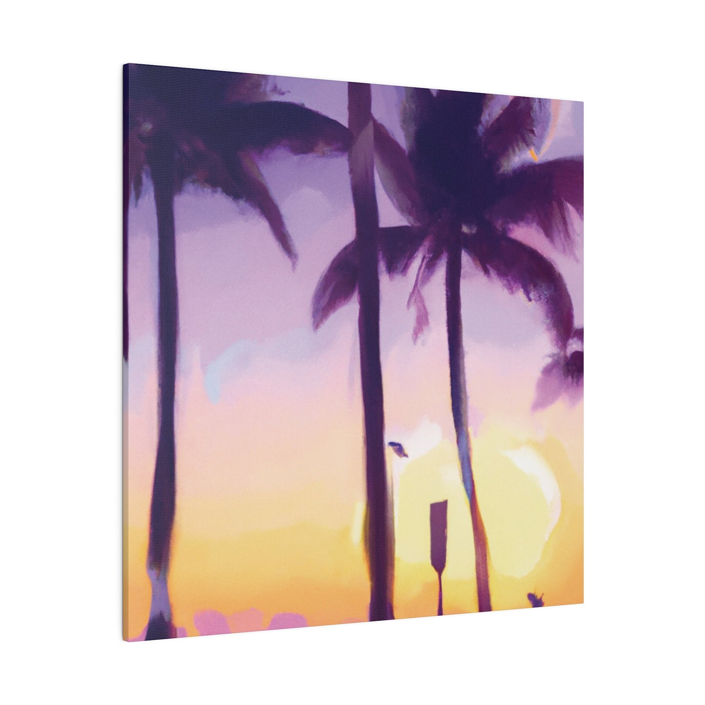 6137G - Miami Beach Sunset Painting Print | Miami | Beach | Sunset | Poster | Home Decor | Wall Art | Canvas