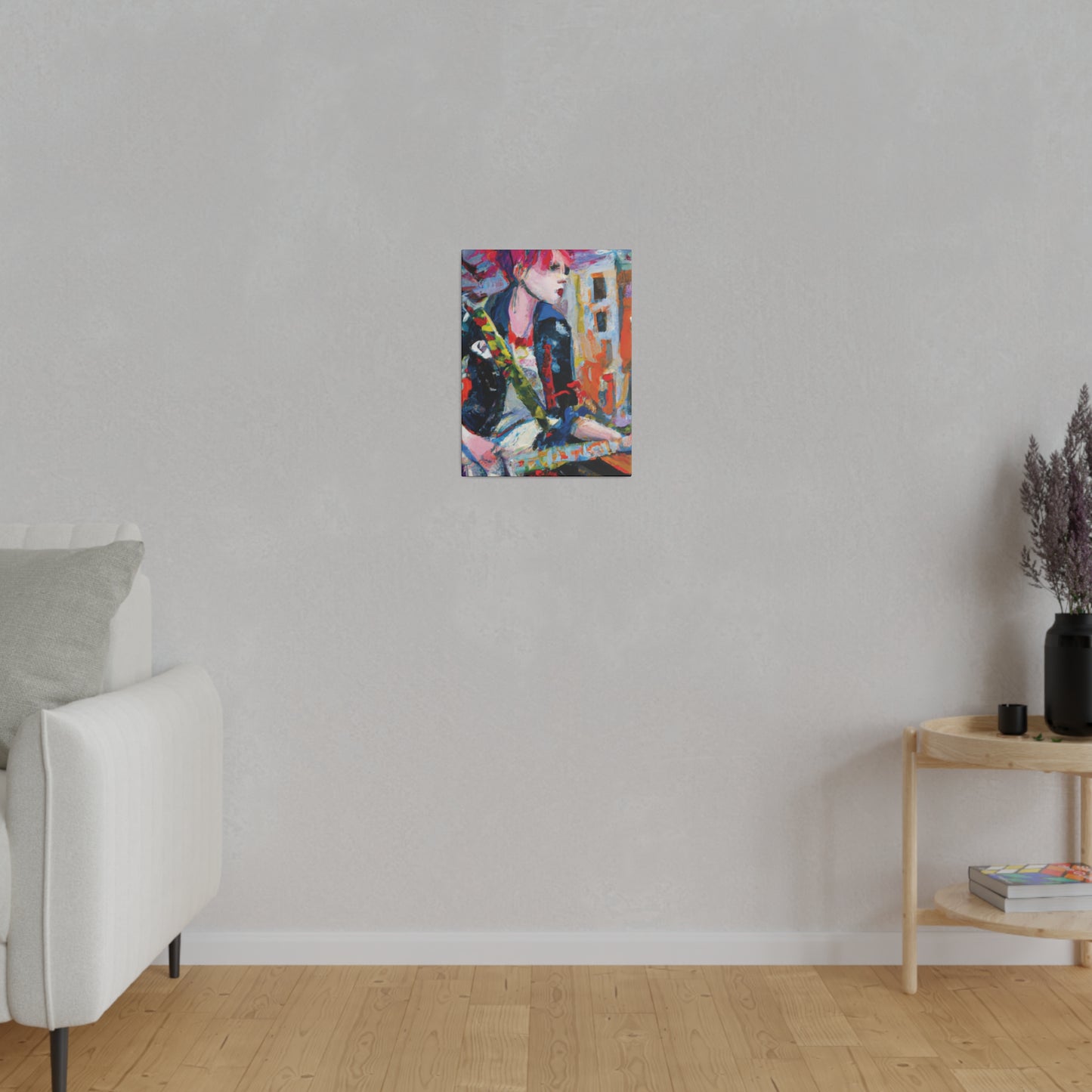 3276D - Rockstar Oil Painting Style Print | Poster | Home Decor | Wall Art | Music Art | Canvas