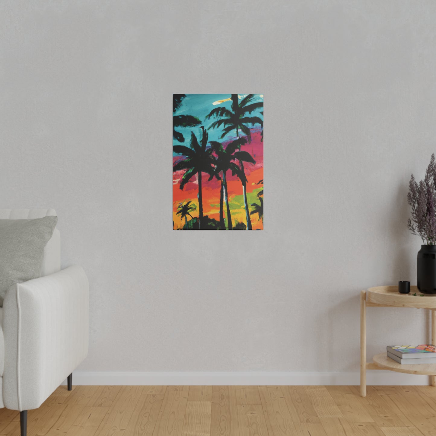 9761F - Miami Beach Sunset Painting Print | Miami | Beach | Sunset | Poster | Home Decor | Wall Art | Canvas