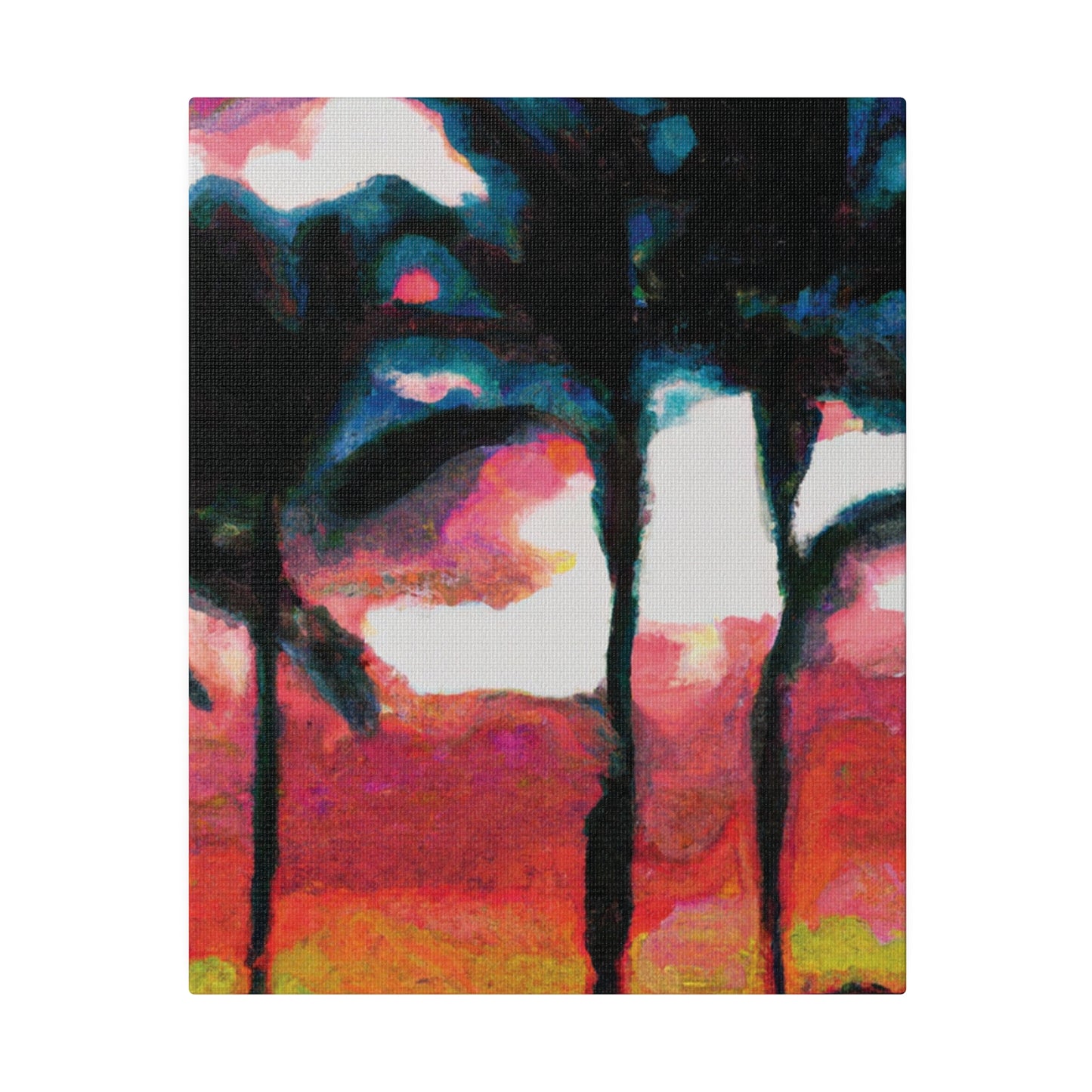 9677K - Miami Beach Sunset Painting Print | Miami | Beach | Sunset | Poster | Home Decor | Wall Art | Canvas