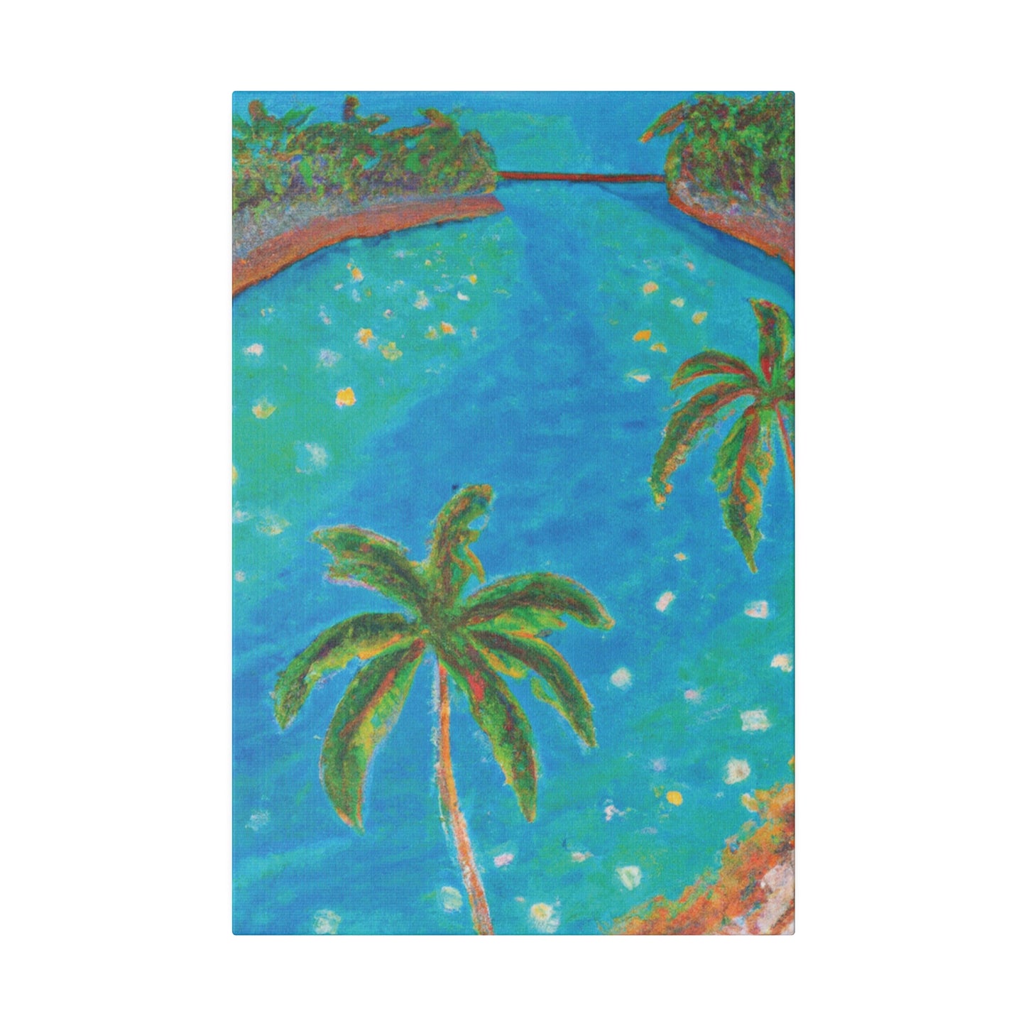 3827C - Bahamas Ocean Painting Print | Bahamas | Ocean | Beach | Poster | Home Decor | Wall Art | Canvas